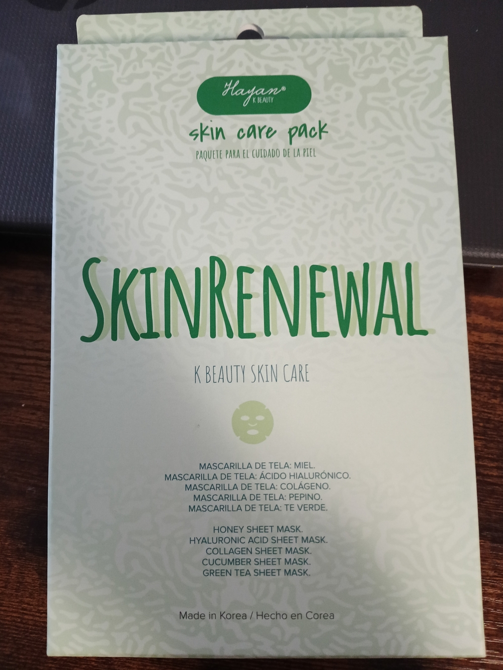 Source Unknown SkinRenewal K Beauty Skin Care Pack - Green & Cream 10 Pack